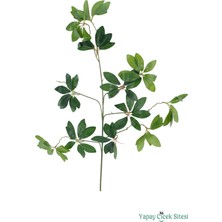 Yapay Çiçek Sitesi Yapay Şeflera Ağacı Dalı 70 cm 12 Adet Yeşil