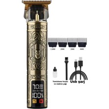 Vice Avm Profesyonel Saç Sakal Ense Vücut Lazer Öncesi Kuaförlere Özel Tıraş Makinesi Demir Kasa IP-0685 TG-V 1749