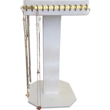 UltraMint Şık Ayaklı Takı Sergileme Standı, Kolay Kullanım, Şeffaf Tasarım