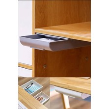 UltraMint Renkli Masa Altı Gizli Çekmece Organize Seti, Makyaj, Takı ve Kalem Saklama