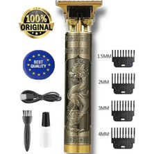 Vice Avm Dragon Çelik Kasa Profesyonel Saç Sakal Ense Çizim Tüm Vücut Tüyü Lazer Öncesi Tıraş Makinesi TG-V 2512