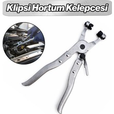 Badem10 Klipsi Hortum Kelepçe Pensesi Krom 22 cm Profesyonel El Aleti Ayarlanabilir Güçlü Tutuşlu Pense