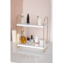 UltraMint Çok Amaçlı 2 Katlı Banyo ve Takı Organizeri, Şık ve Kullanışlı Tasarım