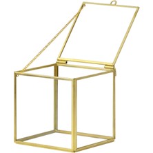 UltraMint Şeffaf Kalemlik ve Makyaj Organizer, Zarif Cam Kutu, Çok Amaçlı Kullanım