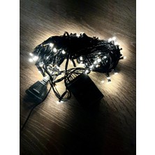 Eco Port 10M 100 LED Damla Uçlu Gün Işığı Siyah Kablo Mz-17-3