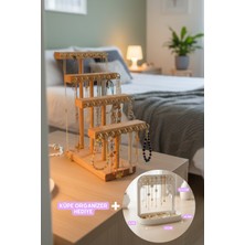 UltraMint Şık Takı Standı ve Askısı, 32 Kanca ile Düzenli Saklama Çözümü