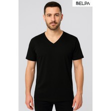 Belpa Ersa Iç Giyim Ribana Yarım Kol V Yaka Erkek Atlet 6'lı