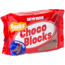 Eat My Socks Choco Blocks Yetişkin Çorap