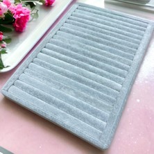 UltraMint Gri Kadife Dikey Çekmece Takı Organizatörü ve Düzenleyici