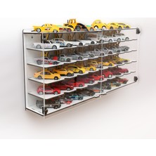 Good Sign Pleksi Kapak 48 Araçlık 1/64 Hotwheels, Matchbox Uyumlu Hobi Oyuncak Araba Rafı Koleksiyon Model Araba Garajı