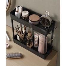 UltraMint Iki Katlı Takı ve Makyaj Organizeri, Raflı Kozmetik Düzenleyici