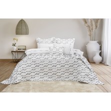 Calantha Home Collection Luna 8 Parça Çift Kişilik Çeyiz Seti Lacivert 240 x 260 cm