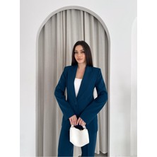 Vuntal Butik Blazer Takım Elbise Tek Düğme Ceket Pantolon