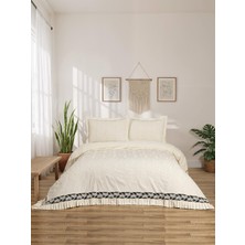 Calantha Home Collection Sara  3 Parça Ekru  Pike Takımı  240 x 260 cm