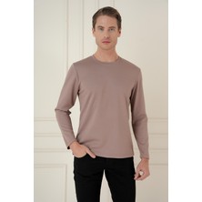 Efor Erkek TS 892 Slim Fit Vizon Spor T-Shirt