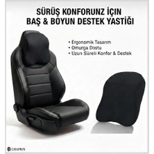 Chaprin Visco Ortopedik Boyun Destek Yastığı – Ofis, Araç ve Seyahat Için