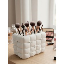 UltraMint Üç Bölmeli Fiyonklu Baklava Makyaj Organizeri, Şık ve Işlevsel Dekorasyon