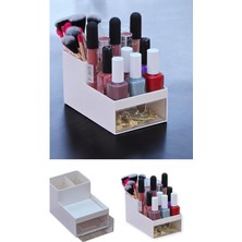 UltraMint Çekmeceli Çok Bölmeli Makyaj ve Oje Saklama Kutusu