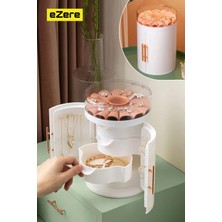 UltraMint Beyaz Çok Bölmeli Takı ve Aksesuar Organizeri