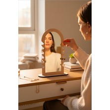 UltraMint Kişiye Özel Dekoratif Aynalı Masaüstü Takı Düzenleme Standı