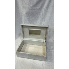 UltraMint Ayna ile Şık Organizer Sandık, Makyaj, Takı ve Tıraş Kutusu