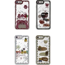 Lunirawear Lunir  iPhone 7 Kılıf Sweet Desenli Silikon Kapak - Pembe 889658