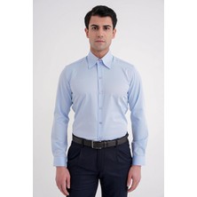 Efor Erkek Slim Fit Açık Mavi Gömlek GK 742