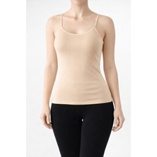 Belpa Kadın Ribana Ip Askılı Atlet 3'lü %100 Pamuklu