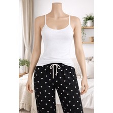 Belpa Kadın Likralı Ip Askılı Atlet %95 Pamuk %5 Likra