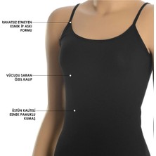 Belpa Akpınar Çamaşırları Kadın Ip Askılı Atlet 6'lı %100 Pamuklu