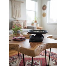 UltraMint Sevimli Tombul Kedi Figürlü Makyaj ve Takı Organizeri, Dekoratif Biblo