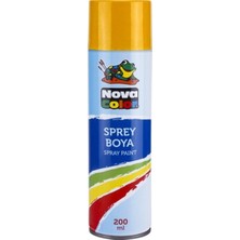 Nova Color Sprey Boya 200 ml Sarı NC-800