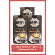 Laudatio Bütün Kahve Çekirdeği Cafe Crema 3X1000 gr
