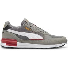 Puma Graviton Erkek Gri/kırmız Spor Ayakkabı 38073849