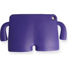 Lunirawear Lunir  iPad 4 9.7 Kılıf Karakter Tablet Silikon - Mor 889658