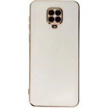 Lunirawear Lunir  Xiaomi Redmi Note 9 Pro Kılıf Volet Silikon - Beyaz 889658