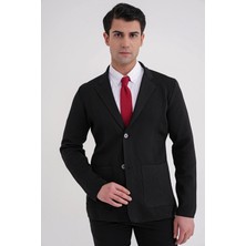 Efor Erkek TRİKO CEKET 04 Comfort SİYAH
