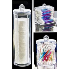 UltraMint Şık ve Fonksiyonel 3'lü Pamukluk Makyaj Organizer Seti FT-011