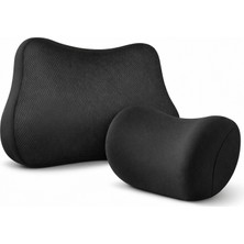 Microcase Ortopedik Memory Foam Oto Koltuk Kafa Minderi + Kafa Destek Minderi AL5524