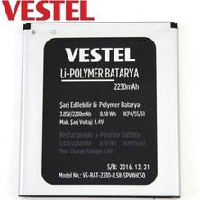 Vestel Venüs 5000 Pil Batarya 2230 Mah Ithal Axya
