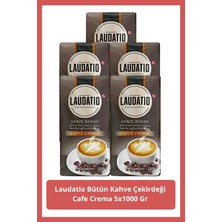 Laudatio Bütün Kahve Çekirdeği Cafe Crema 5X1000 gr