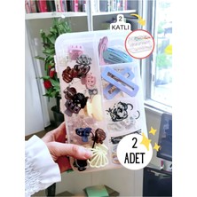 UltraMint Iki Katlı Takı ve Hobi Düzenleyici Kutusu, Pratik ve Şık Organizatör