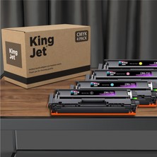 Kingjet Canon Uyumlu CRG-731 Standart Kapasiteli 4 Renk (Takım) Çipli Muadil Toneri | MF624CDT