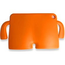 Lunirawear Lunir  iPad 5 Air 9.7 Kılıf Karakter Tablet Silikon - Turuncu 889658