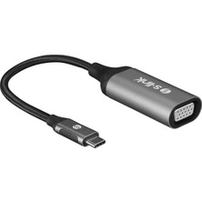 S-Link Swapp SW-U5145 Gri Metal Type-C To VGA Adaptör