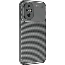 Lunirawear Lunir  Honor 200 Kılıf Auto Focus Karbon Kapak - Siyah 889658