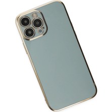 Lunirawear Lunir  iPhone 14 Pro Kılıf Volet Silikon - Açık Yeşil 889658