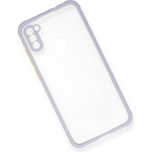 Lunirawear Lunir  Samsung Galaxy A11 Kılıf Miami Şeffaf Silikon - Lila 889658