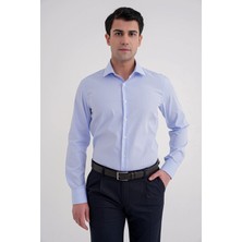 Efor Erkek Comfort Fit Rarat Kalıp Açık Mavi Gömlek GK 751