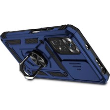 Lunirawear Lunir  Xiaomi Redmi Note 11 Pro Kılıf Pars Lens Yüzüklü Silikon - Lacivert 889658